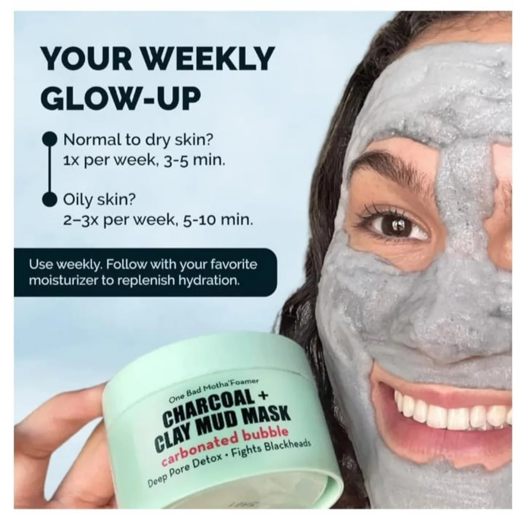 Charcoal Detox Clay Face Mask